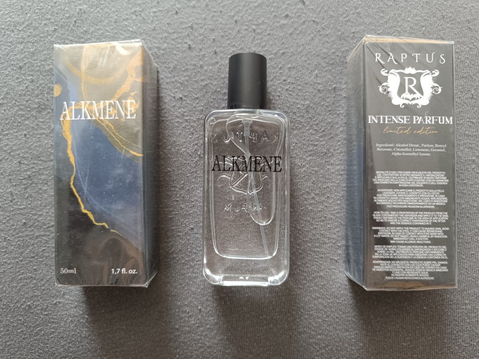Raptus Alkmene, Enlèvement, Neuf, Bouteille de parfum, Plein