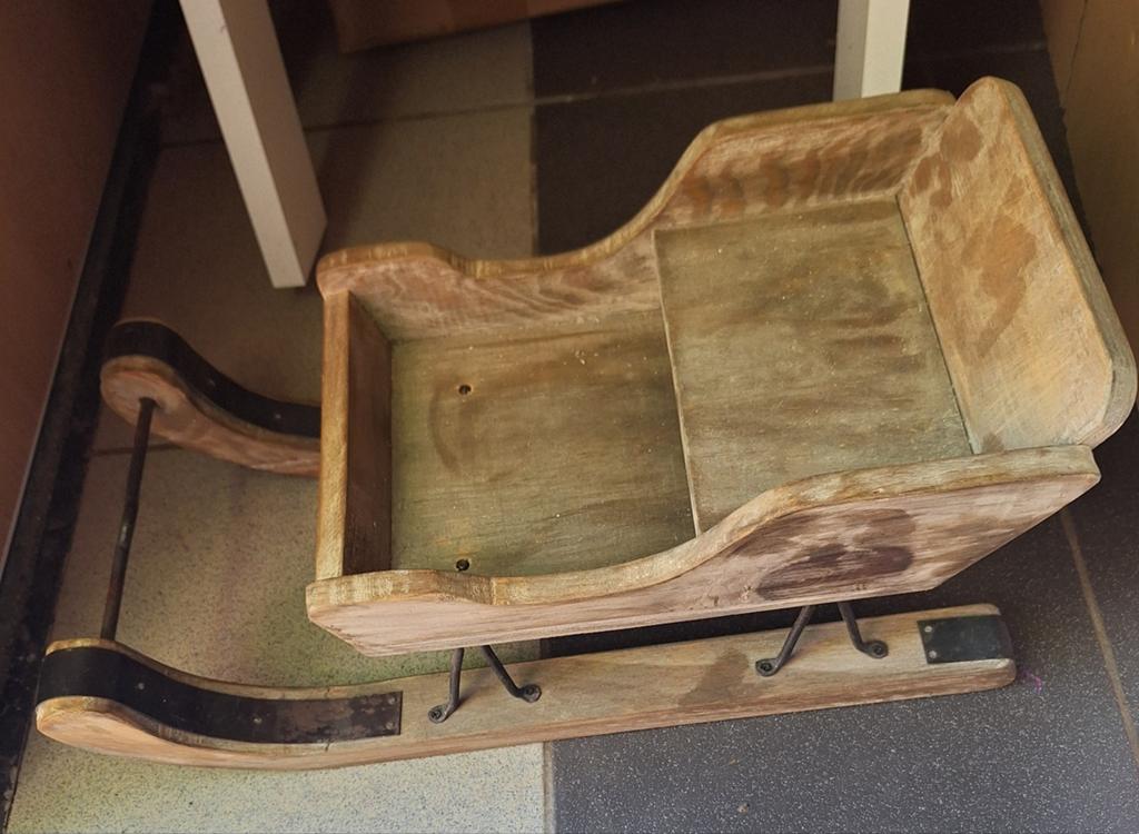 Slee, Kinderen en Baby's, Speelgoed | Buiten | Sleeën, Ophalen, Hout