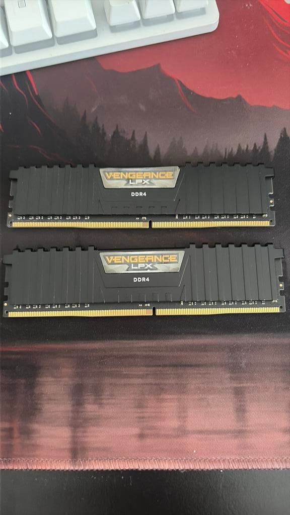 Corsair Vengeance LPX 16gb DDR4 RAM 3200MHz (2x8gb), Ophalen of Verzenden, Zo goed als nieuw, DDR4, Desktop