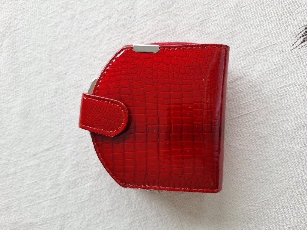 portemonnee : rood, Ophalen, Nieuw, Rood