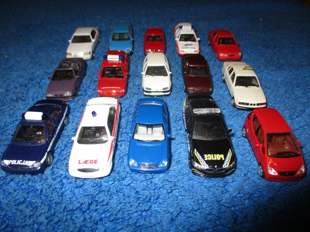 Herpa 15 Voitures 1/87 ème pour Marklin, Enlèvement ou Envoi, Utilisé, Autres types, Autres marques