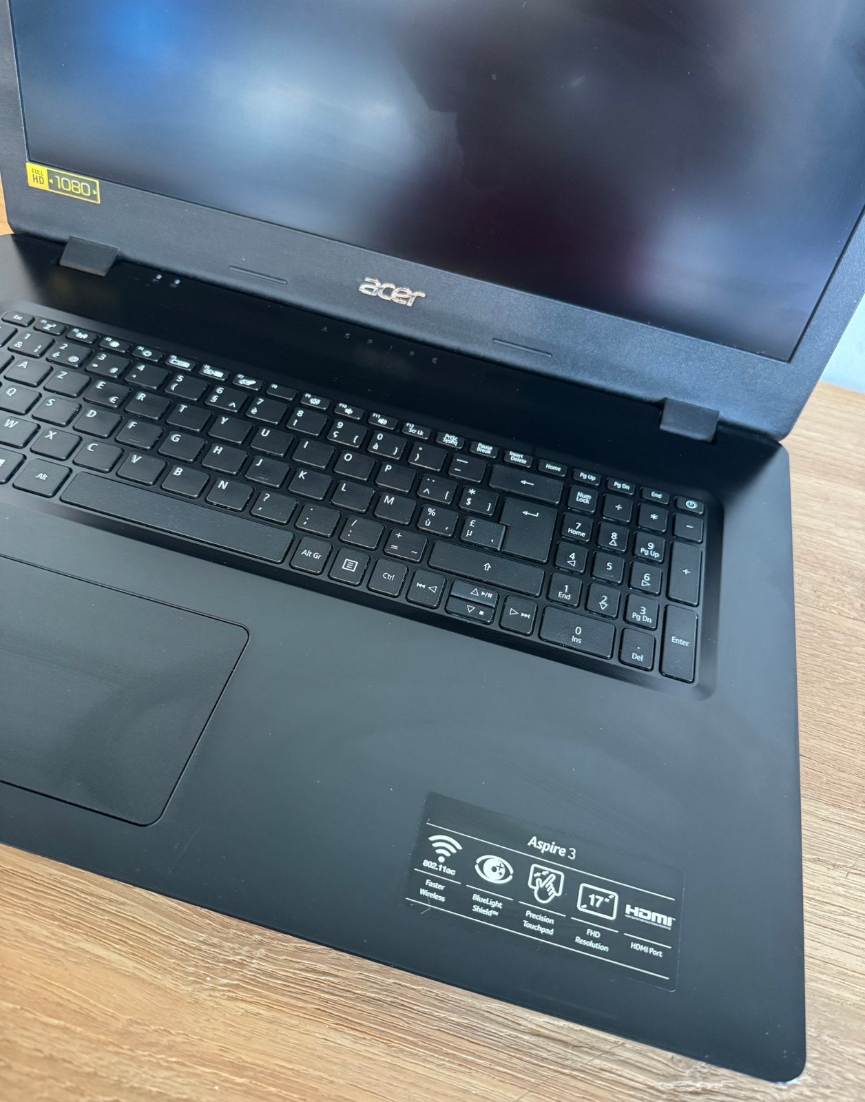 Acer Aspire 3 17,3” Full HD Laptop, Computers en Software, Windows Laptops, Ophalen of Verzenden, Zo goed als nieuw, 17 inch of meer