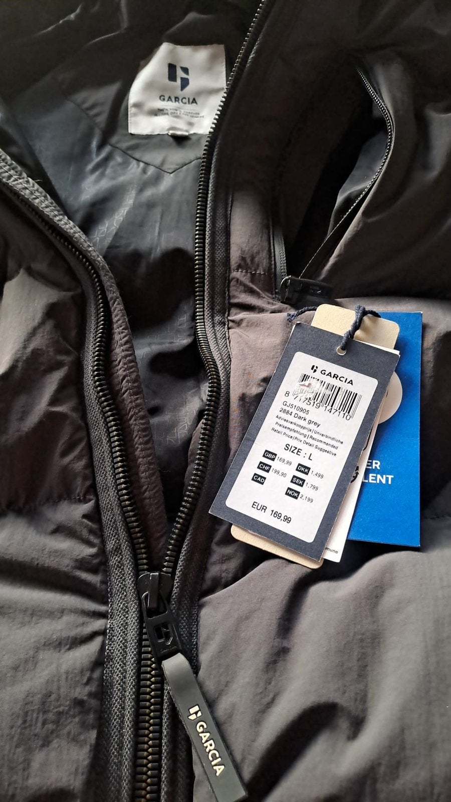 Herenjas Garcia, Kleding | Heren, Ophalen, Nieuw, Maat 52/54 (L), Grijs