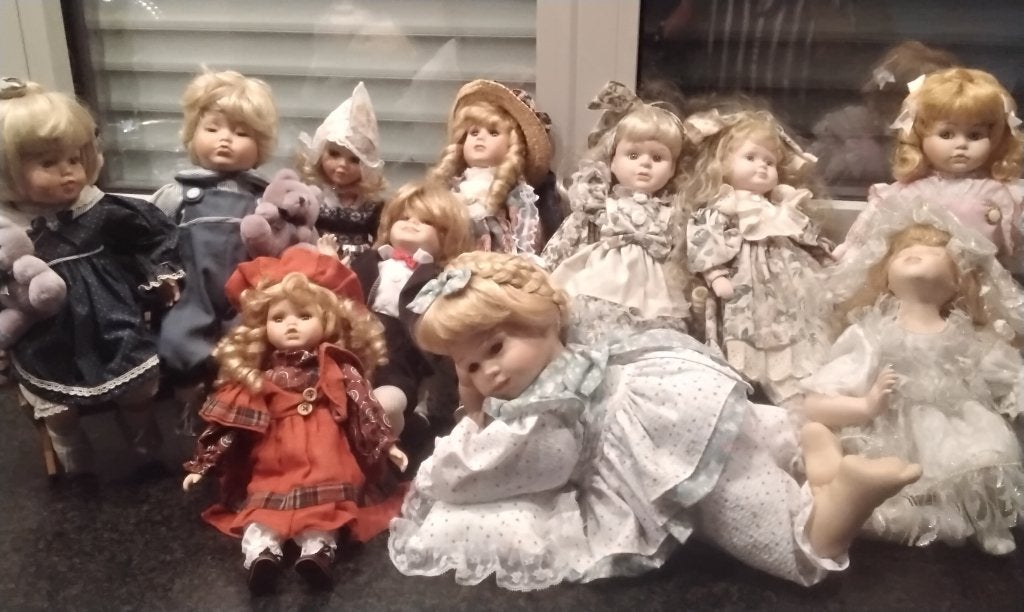 Lot de poupées décoratives en porcelaine, Enlèvement ou Envoi, Utilisé, Autres types