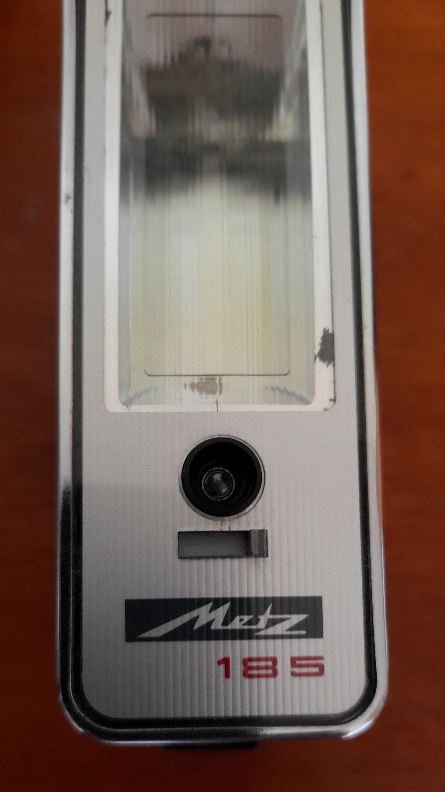Vintage Metz flitslamp, Ophalen