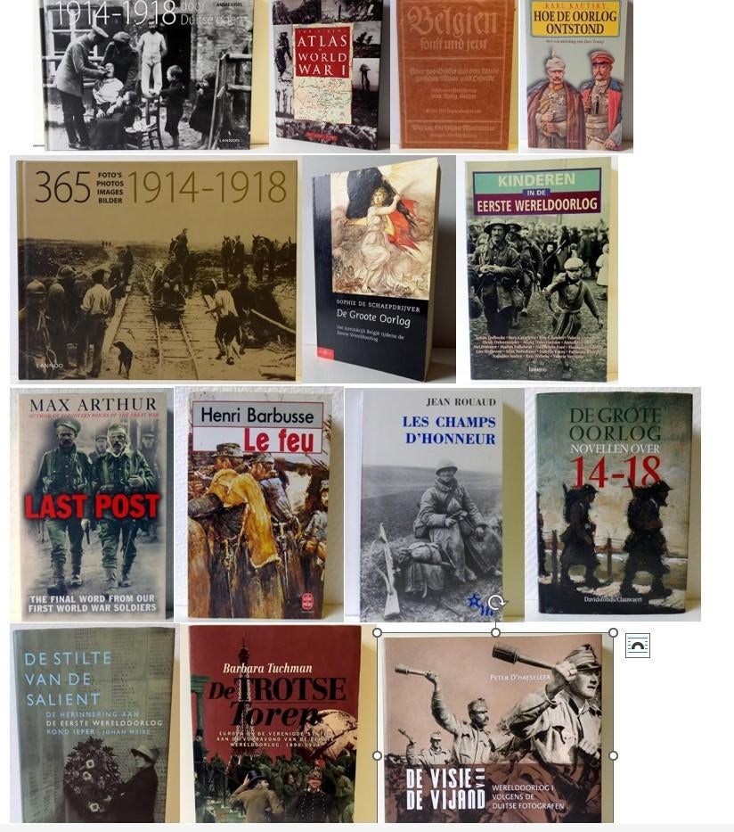De 1e Wereldoorlog - boeken collectie, Enlèvement ou Envoi, Avant 1940, Comme neuf, Général