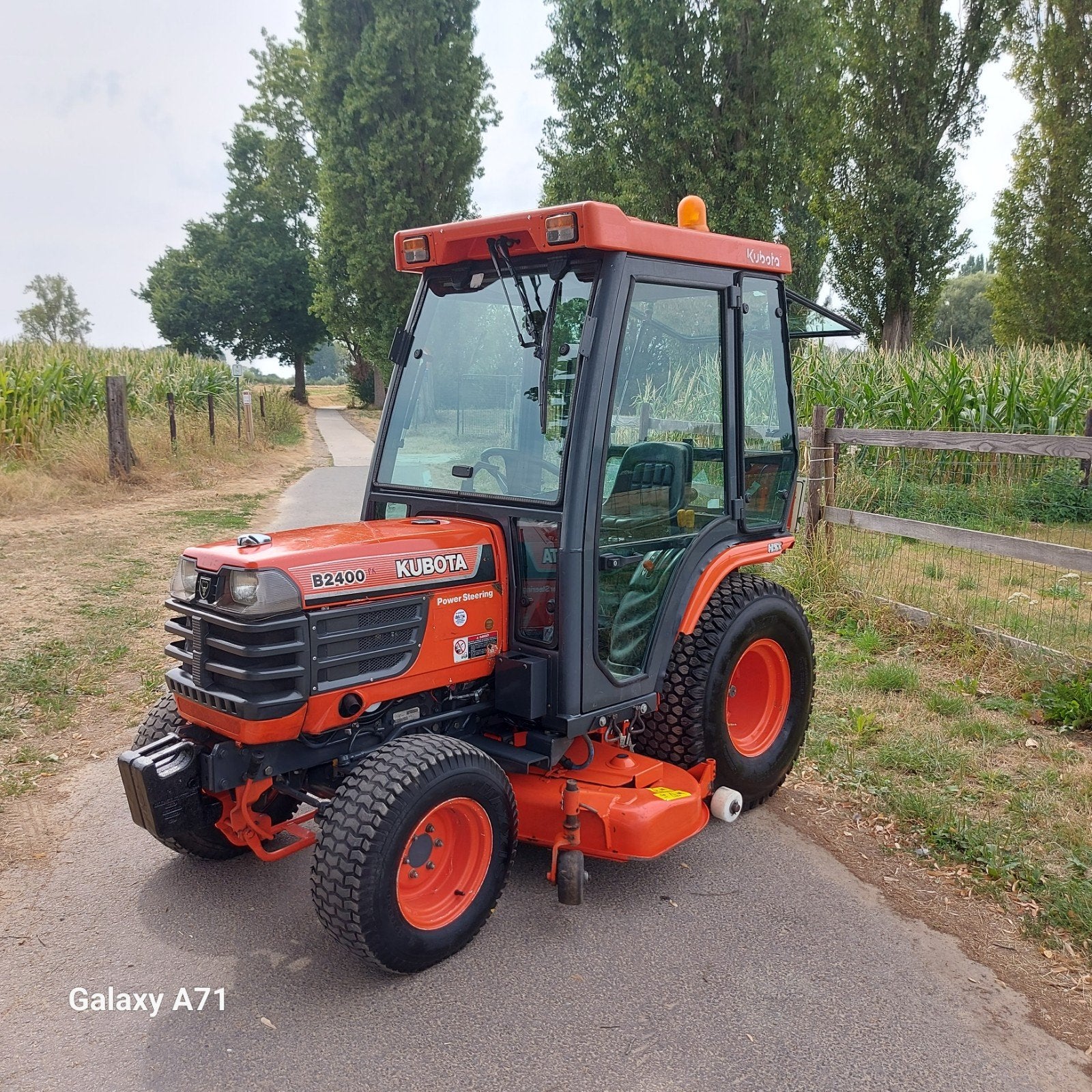 minitractor kubota 26pk 4x4 cabinne wegtoelating maaidek!, Ophalen