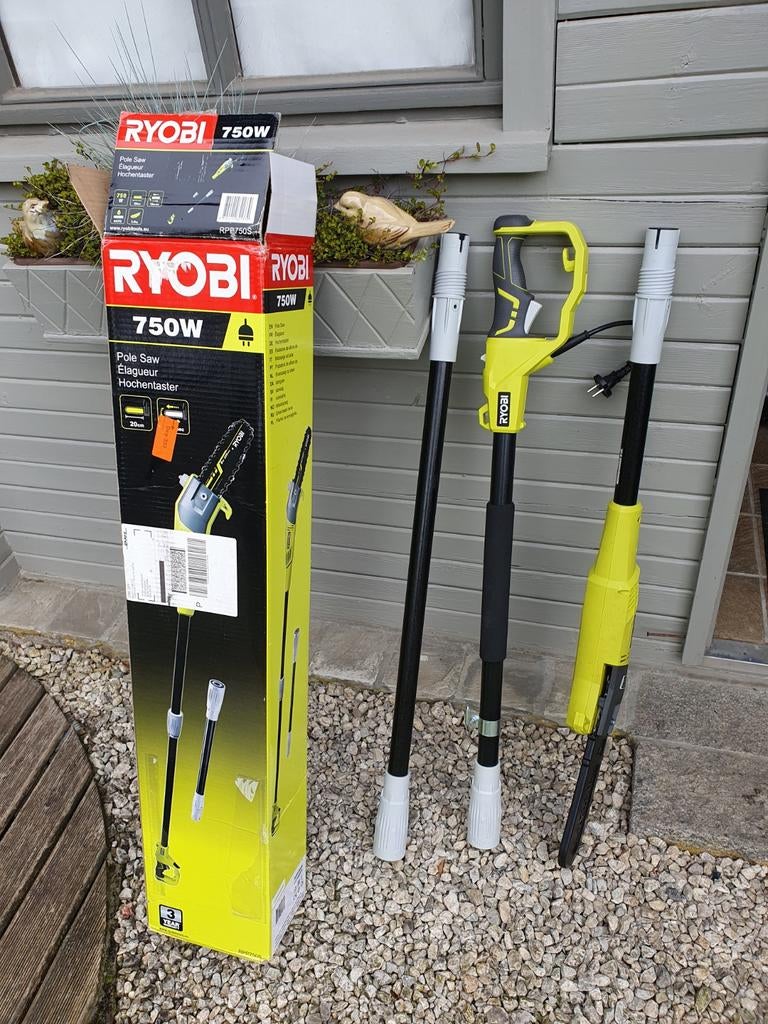 Scie à chaîne Ryobi RPP750S, Enlèvement