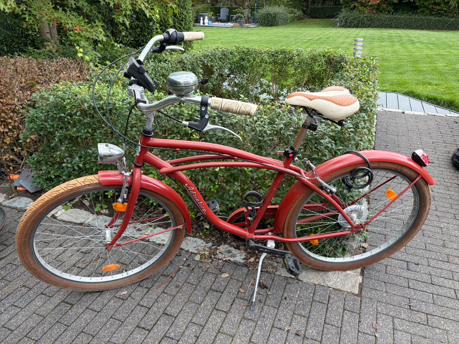 City cruiser volwassen man, Vélos & Vélomoteurs, Frein sur jante, Cruiser, Acier, Enlèvement