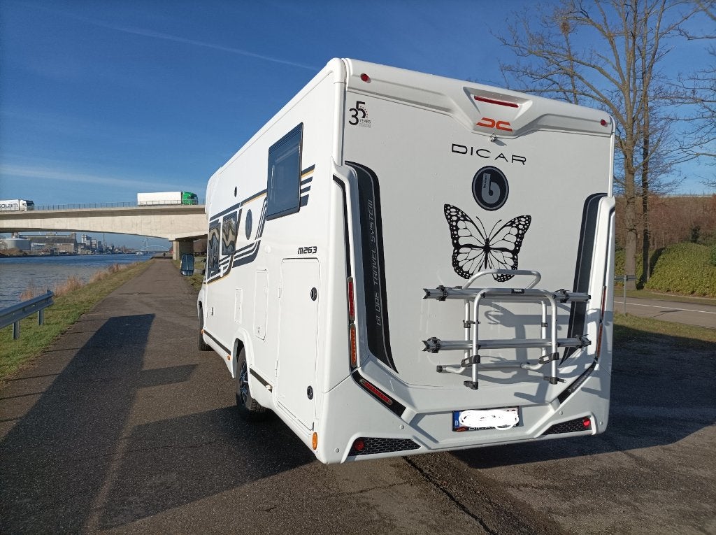 Benimar Mileo 263, Caravans en Kamperen, Mobilhomes, Ringverwarming, Fiat, Luifel, Particulier