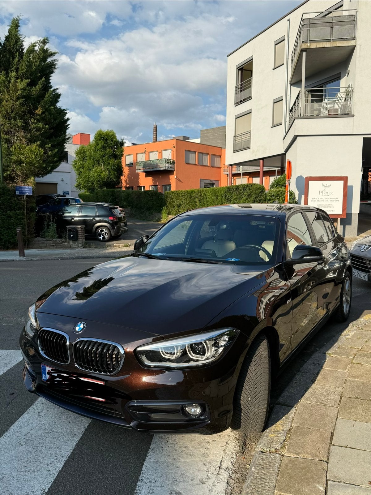 BMW serie 1 118i, Autos, Cuir, Euro 5, Achat, Beige