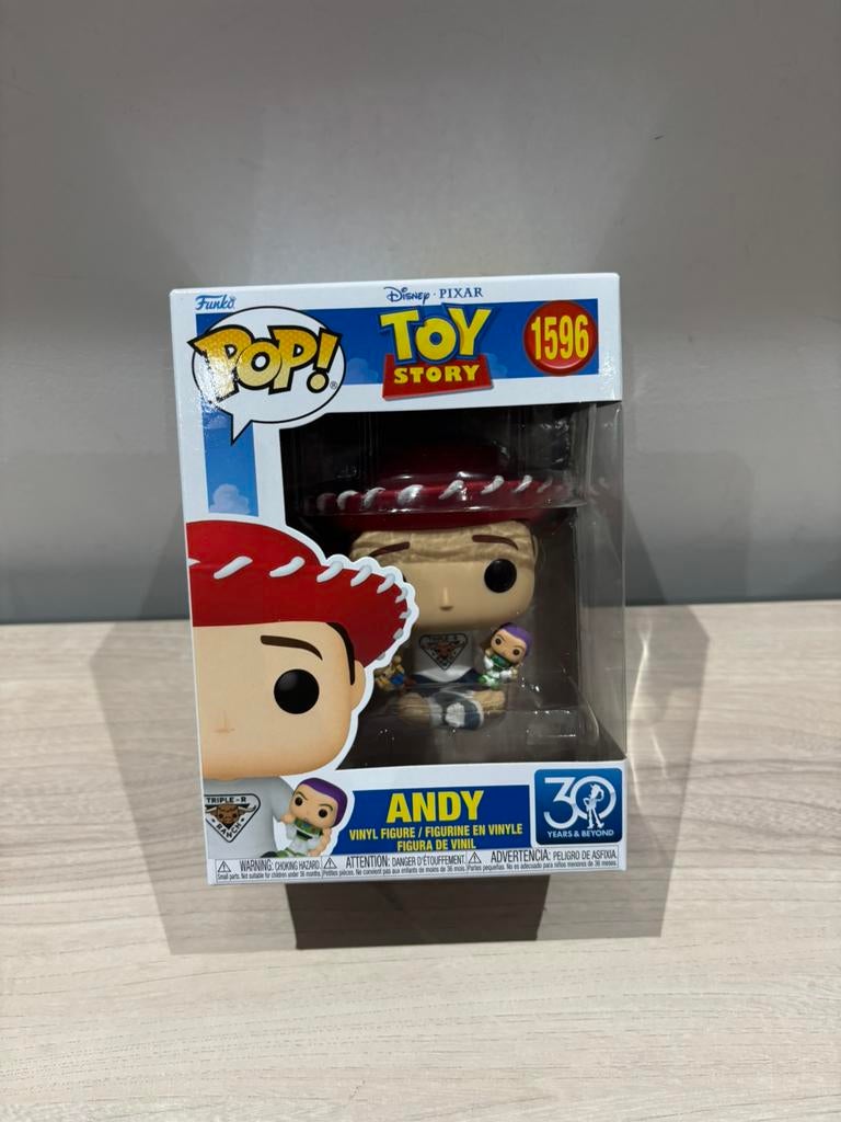 Funko Pop! Andy #1596 – Toy Story 30 Years & Beyond - Pixar, Verzamelen, Poppetjes en Figuurtjes, Zo goed als nieuw, Ophalen of Verzenden