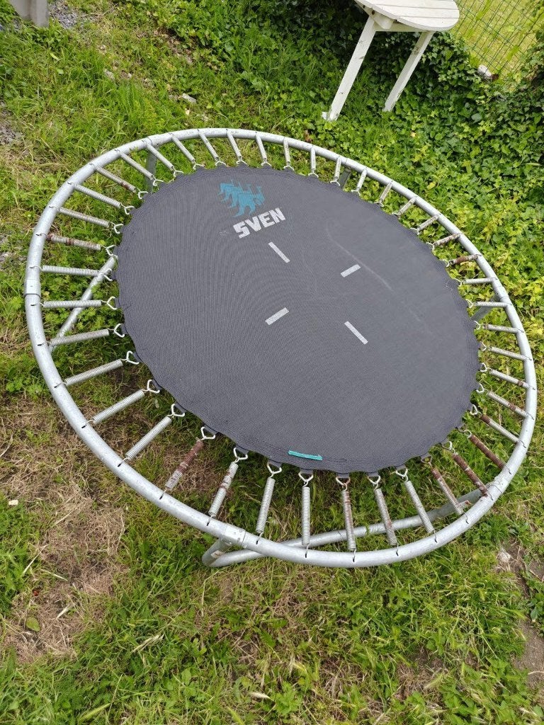 Sven Fitness Trampoline / Rebounder - 100cm, Ophalen, Gebruikt, Overige typen, Metaal