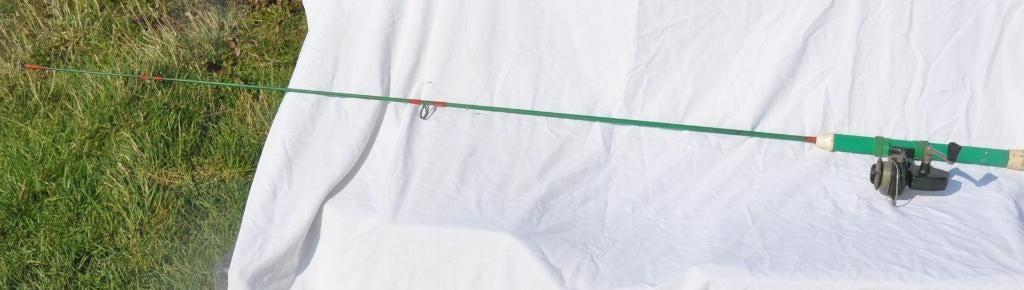canne a pêche au lancer avec moulinet ryobi 23 (1), Watersport en Boten, Hengelsport | Algemeen, Ophalen, Gebruikt, Complete hengel