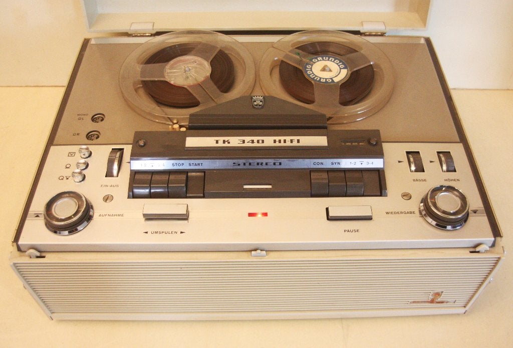 Grundig TK 340 Stereo Bandrecorder / 1965 - 1969 / Germany, Ophalen of Verzenden, Bandrecorder, Met stofkap