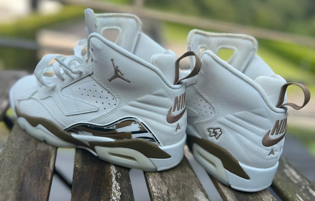 Nike Air Jordan sneakers – maat 37.5 (US 6.5), Kleding | Heren, Schoenen, Zo goed als nieuw, Sneakers, Wit, Ophalen of Verzenden