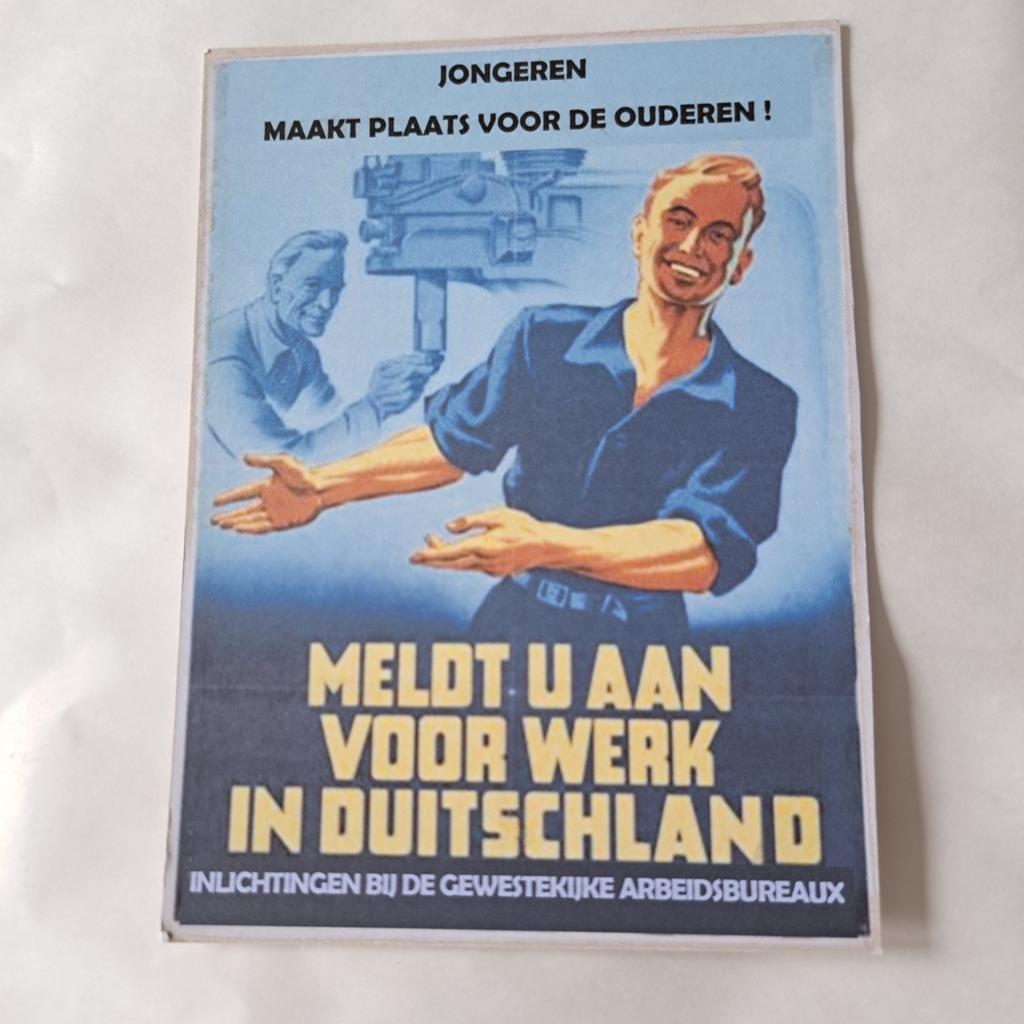 Carte postale de propagande d'œuvre historique Pays-Bas/Alle, Enlèvement ou Envoi