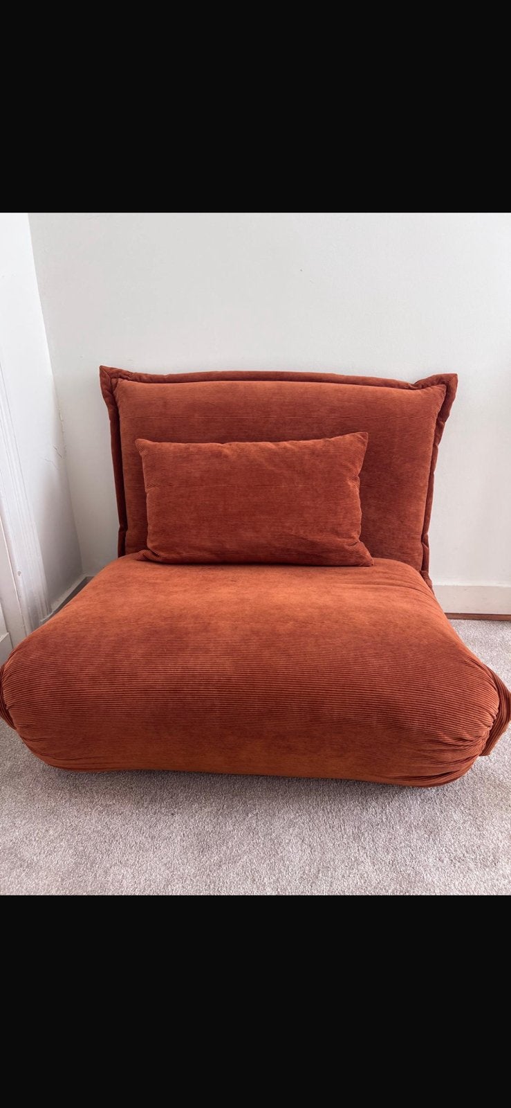 Maison du monde canape clic clac sofa sofa bed, Maison & Meubles, Enlèvement, Comme neuf, Une personne