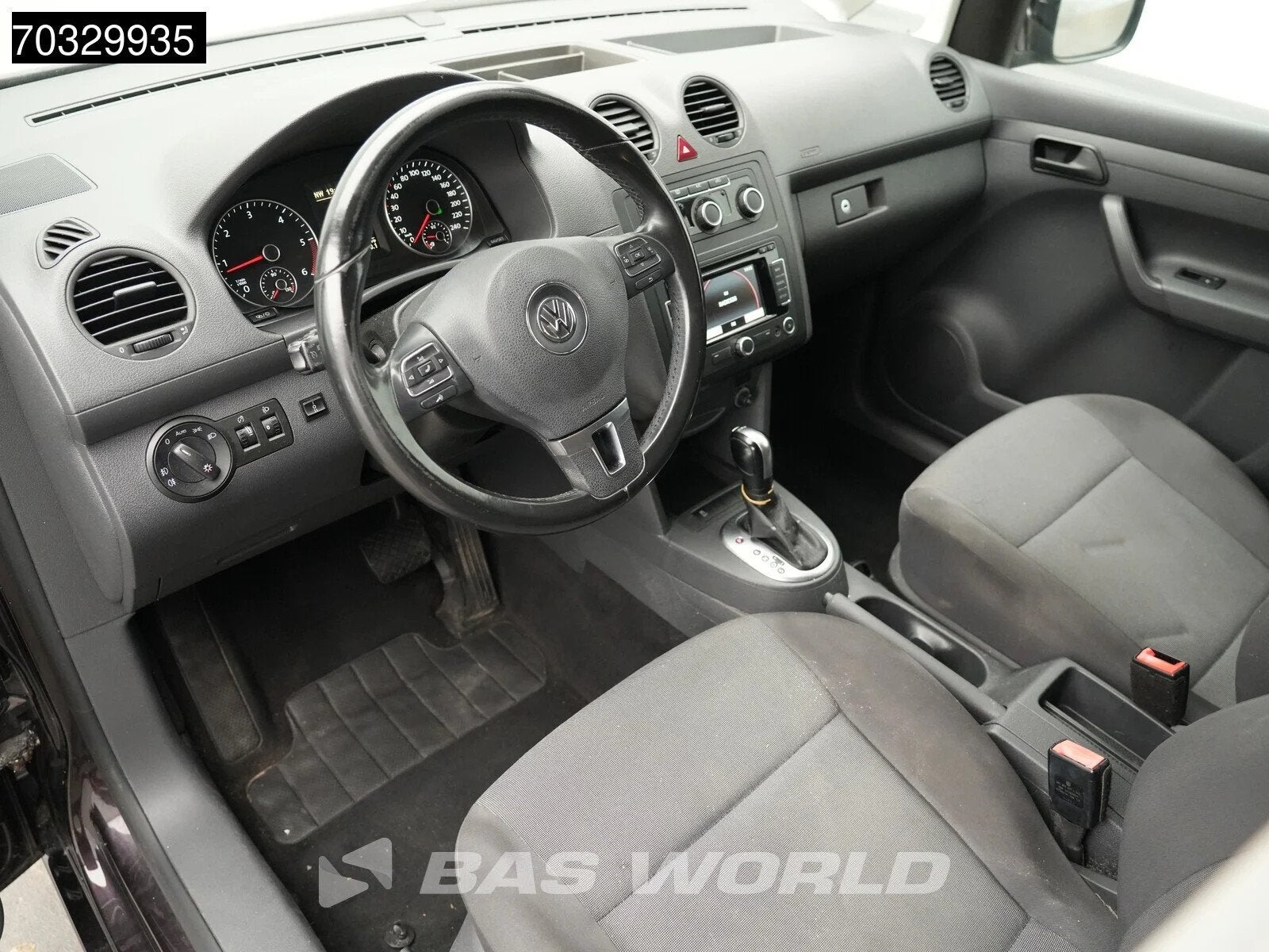 Volkswagen Caddy 102PK Automaat L2H1 Navi Airco Cruise Parke, Autos, Achat, Capteur de lumière, Entreprise, 2 places