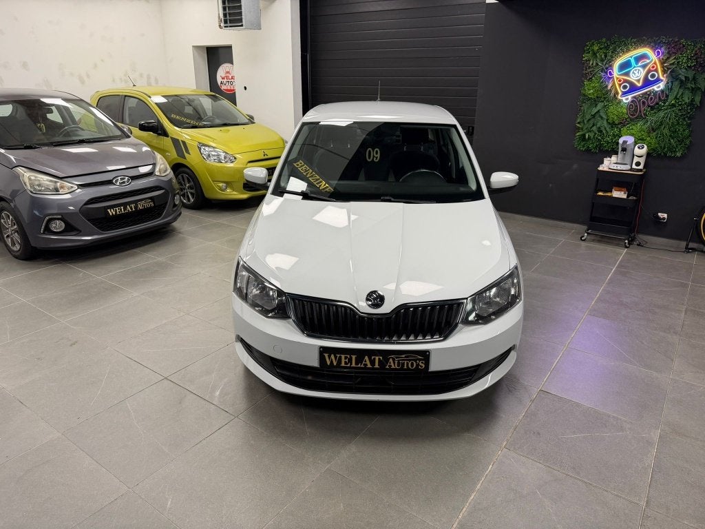 SKODA FABIA 2017 BENZINE, Auto's, Skoda, Bluetooth, Euro 6, 110 g/km, Wit