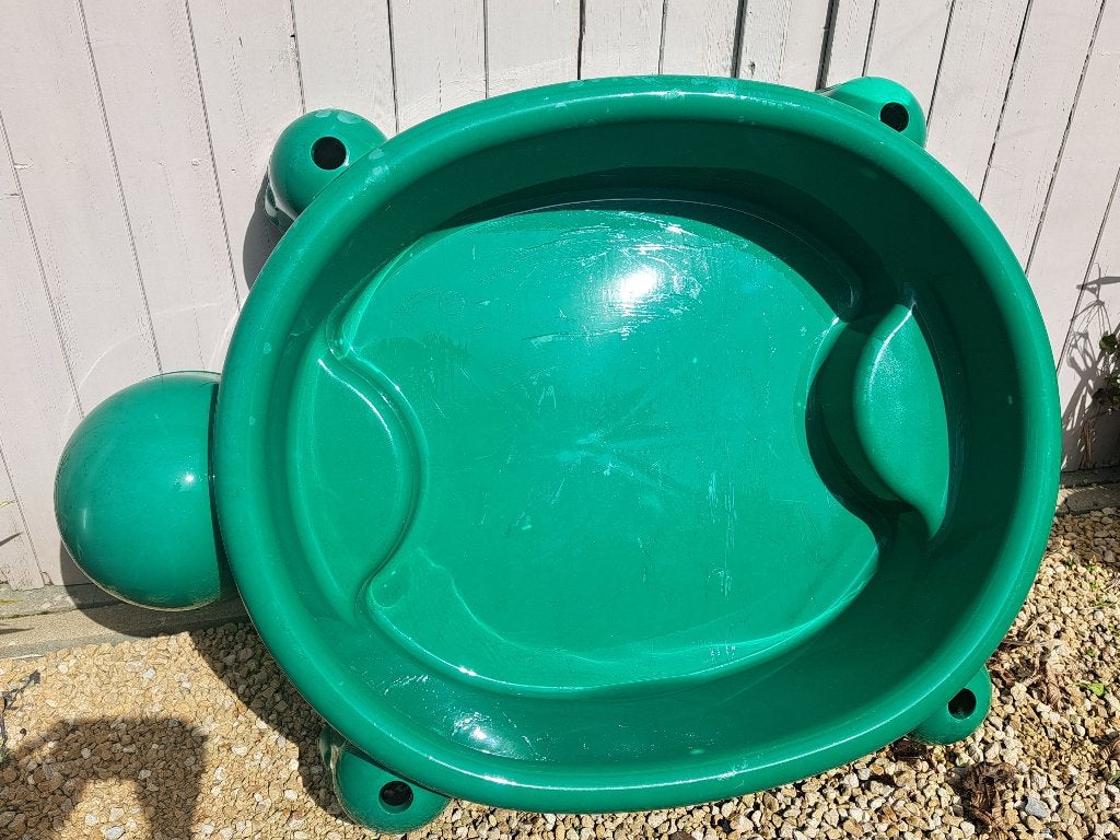 zandbak schildpad 115 cm op 80 cm, Kinderen en Baby's, Ophalen, Zo goed als nieuw