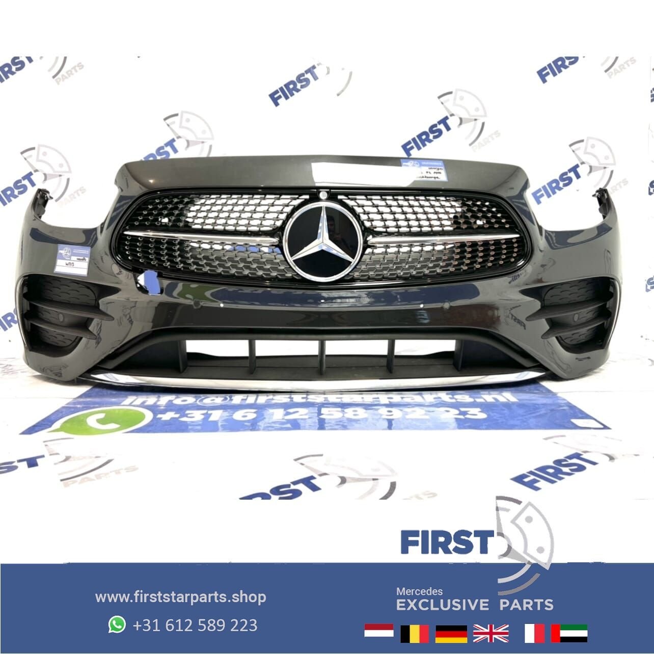 W213 E43 W238 Mercedes E Klasse 2020 FACELIFT VOORBUMPER COM, Auto-onderdelen, Gebruikt, -, Voor, Ophalen of Verzenden