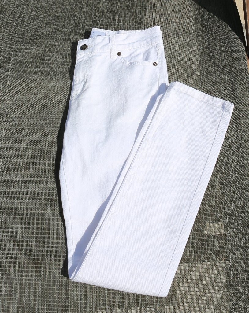 Witte spijkerbroek T36, Wit, Essentiel la redoute, Ophalen of Verzenden, Zo goed als nieuw