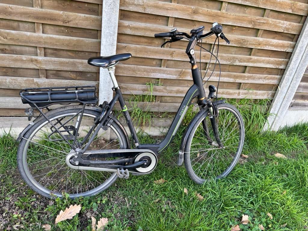 Elektrische damesfiets 25km/h, 50 km par batterie ou plus, Enlèvement, Utilisé, 51 à 55 cm