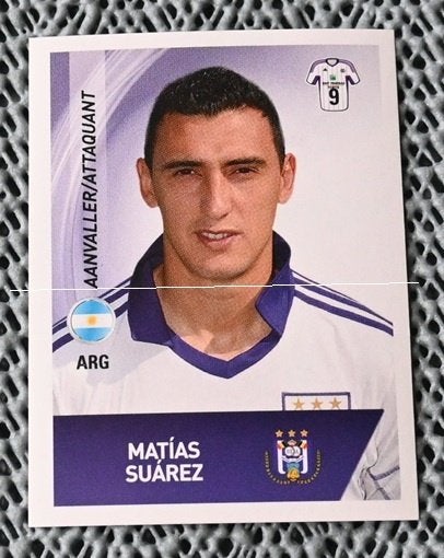 Panini Football 2014 RSC Anderlecht Matias Suarez, Verzamelen, Verzenden, Nieuw, Poster, Plaatje of Sticker