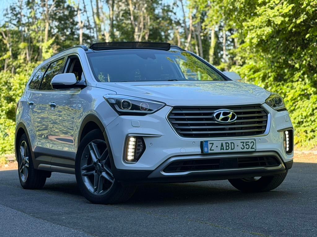 Hyundai Santafe 2.2d Automaat-7pl-2017-Full-140dkm, Autos, Euro 6, Entreprise, Diesel, Automatique