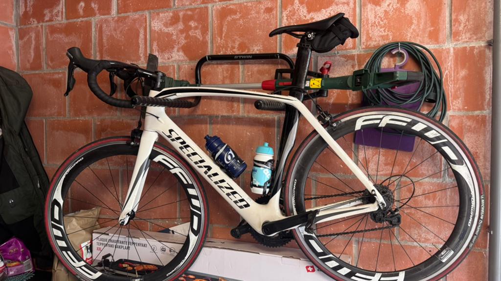 Specialized koersfiets +schoenen, Ophalen, Gebruikt, Schoenen