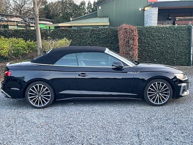 AUDI A5 Cabriolet S-Line 35 TFSI S-Tronnic, 29313 km, 08/24, Autos, Entreprise, Cabriolet, Chargement par induction pour smartphones
