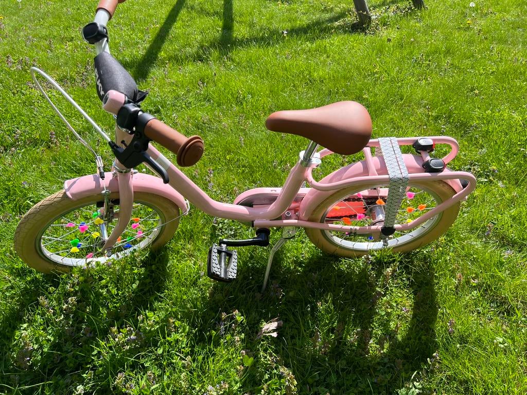 Puky kinderfiets steel classic 16 retro roze, Enlèvement, Utilisé