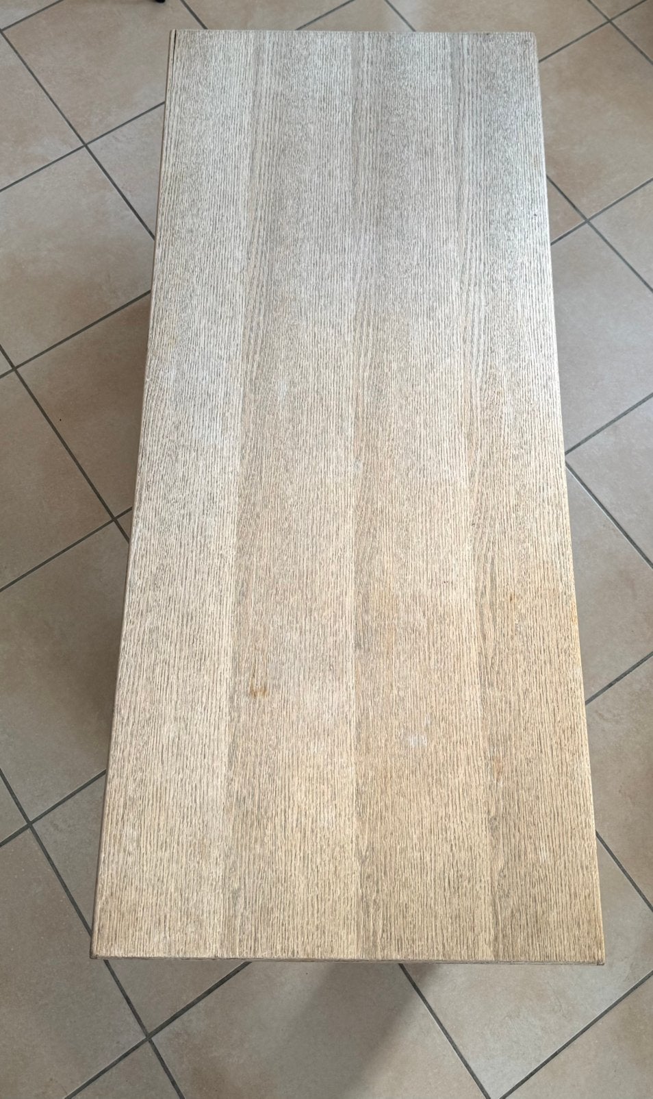 Titre : Table basse en bois – Style rustique, Maison & Meubles, Enlèvement, Comme neuf