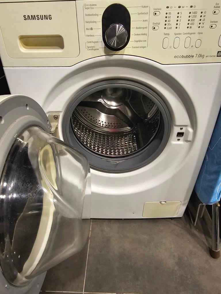 Wasmachine Samsung ecobubble 7kg, Ophalen, Voorlader