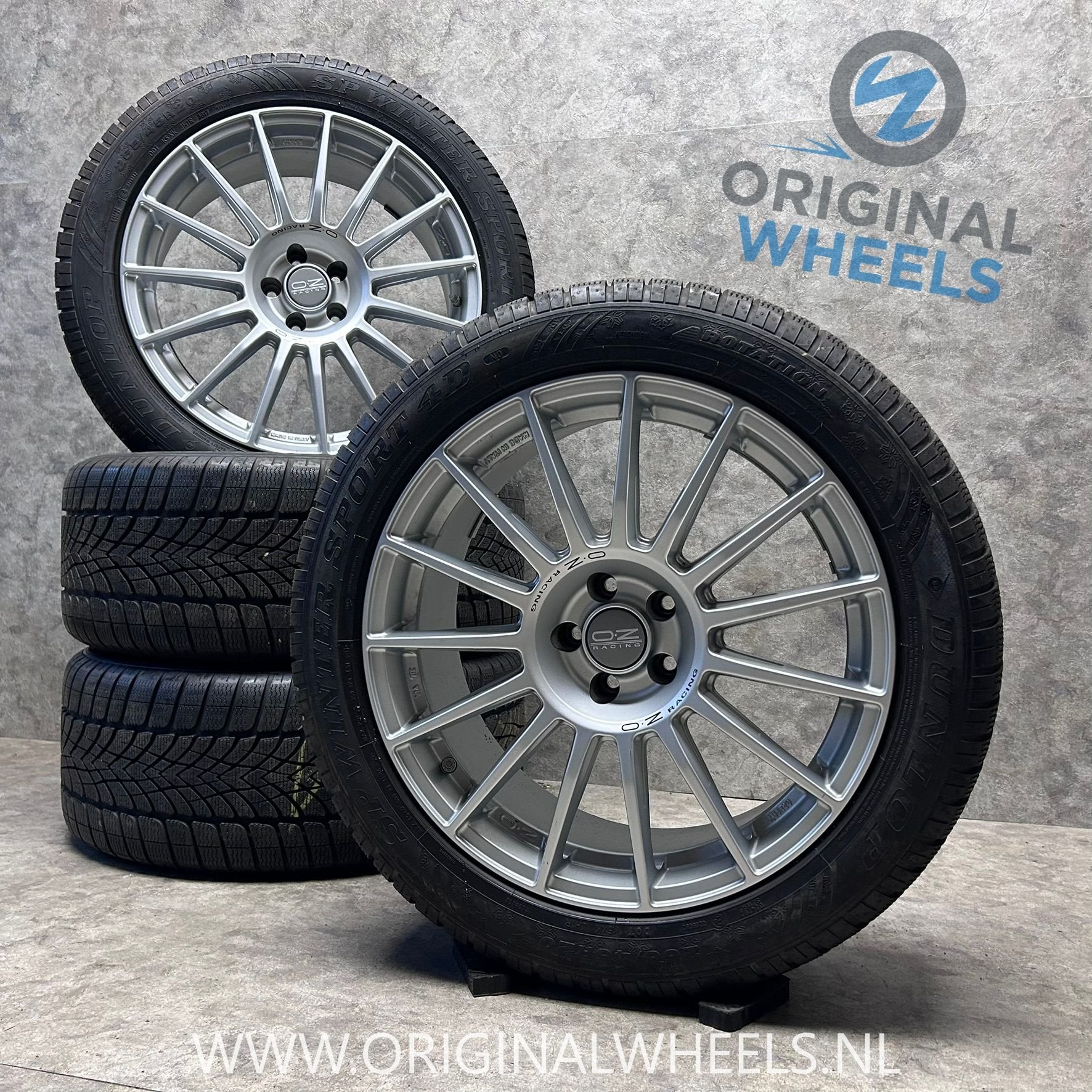 20 inch O.Z. velgen + winterbanden Porsche Macan, Autos : Pièces & Accessoires, Pneus et Jantes, Pneus hiver, -, Utilisé
