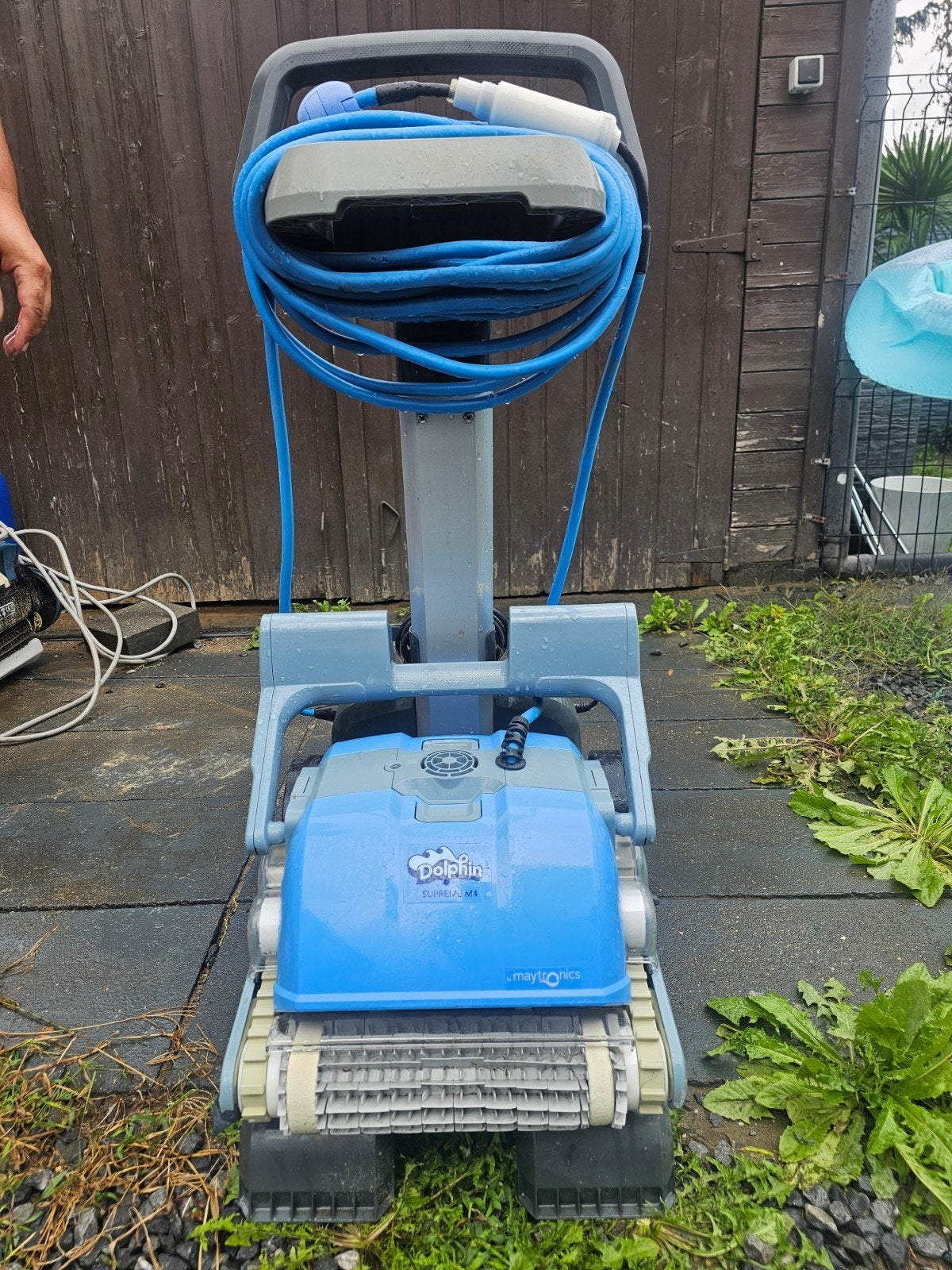 Zwembadrobot dolphin m4, Tuin en Terras, Ophalen