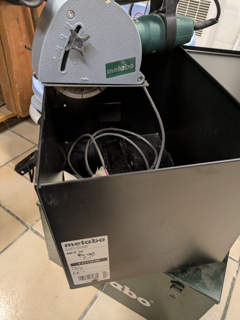 trancheuse Metabo, Électrique, Enlèvement ou Envoi, Comme neuf, Coupeuse à fente