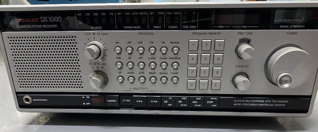 amateur radio Bearcat Receiver DX-1000, Ophalen