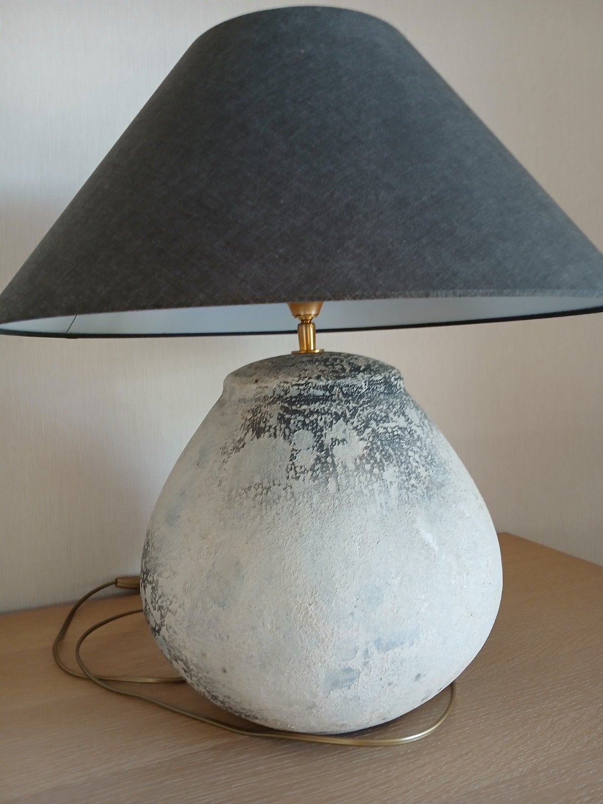 Tafellamp, Huis en Inrichting, Lampen | Tafellampen, Ophalen, Gebruikt, Met kap, Sfeerlamp