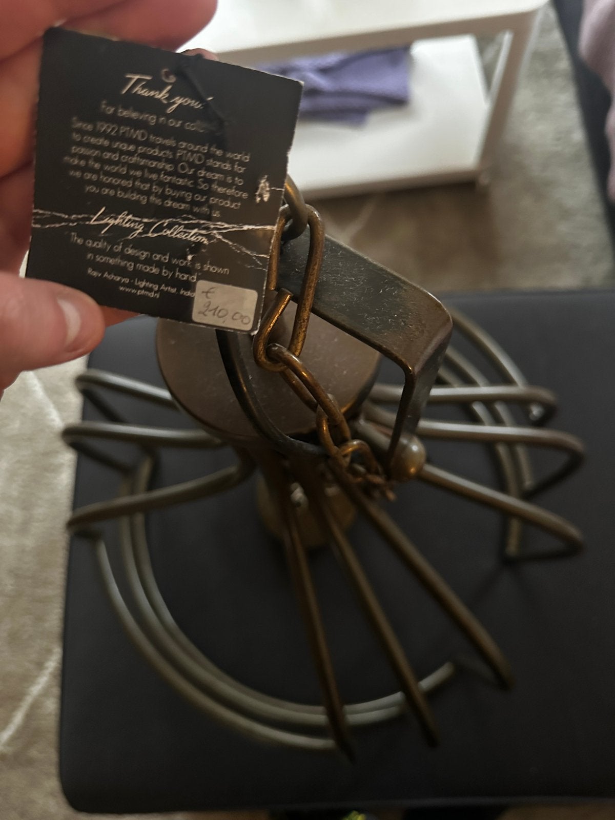 Lustre en parfait état, design, marque, Maison & Meubles, Lampes | Lustres, Enlèvement, Comme neuf