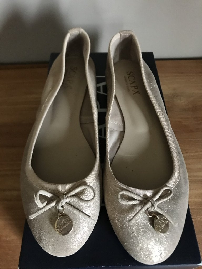 Ballerines argentées de la marque SCAPA, taille 39, Scapa, Enlèvement ou Envoi, Autres couleurs, Comme neuf