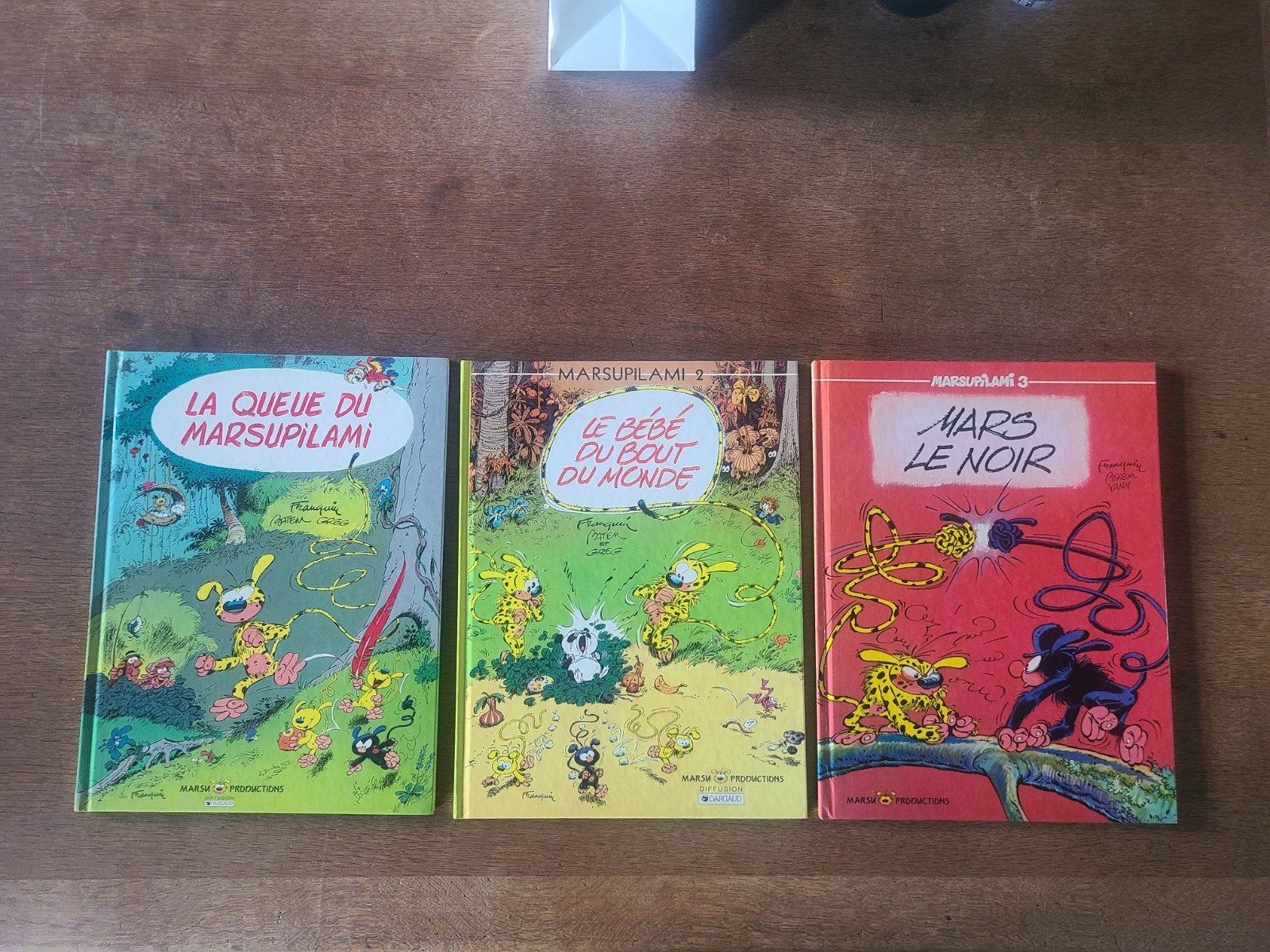 Marsupilami de Franquin 1 2 et 3 eo, Enlèvement ou Envoi