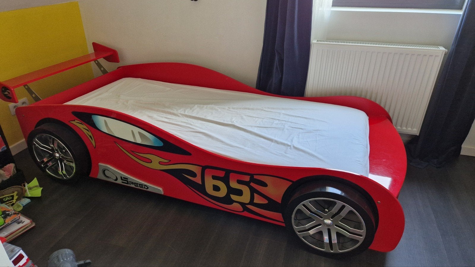 Auto-Bed Rood 90x200cm, Kinderen en Baby's, Kinderkamer | Bedden, Ophalen