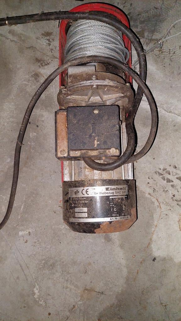 Takel 250/500 kg, Ophalen