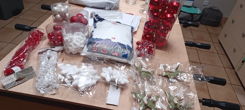 Lot de Noël rouge et blanc plusieurs paquets neufs, Divers, Enlèvement ou Envoi, Comme neuf