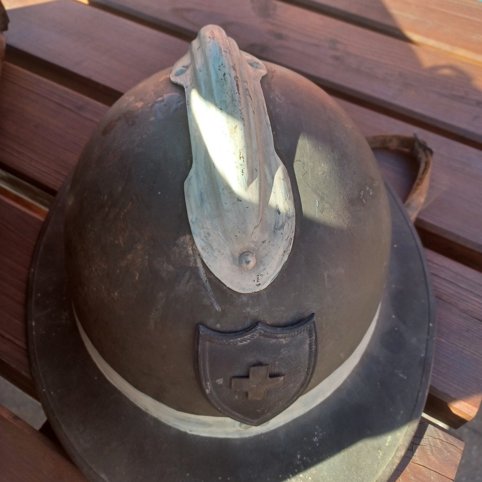 Helm model 1931 militaire helm, Verzamelen, Ophalen of Verzenden, Landmacht, Helm of Baret