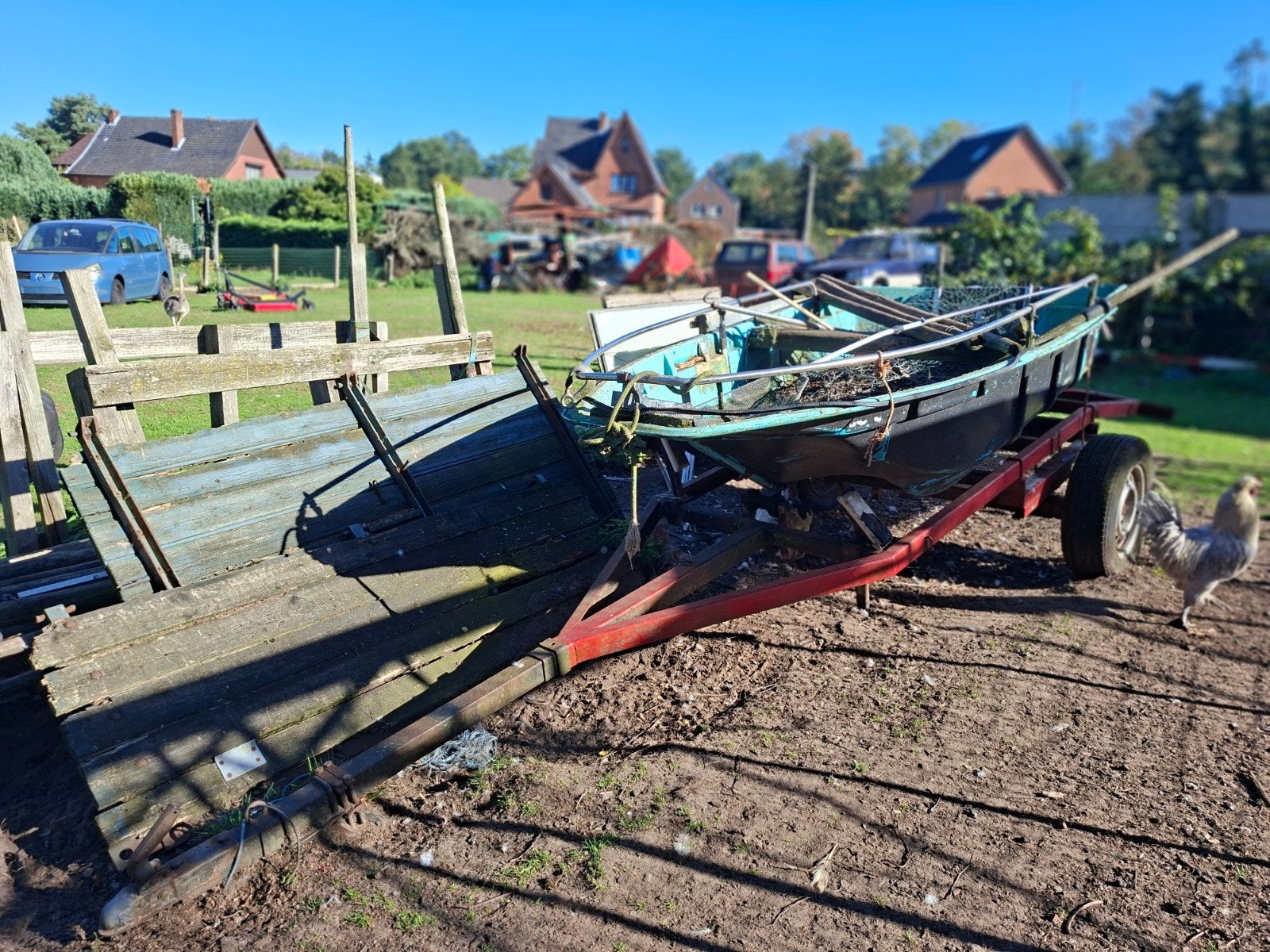 boot met trailer, werk aan voor deze gebruikt kan worden, Watersport en Boten, Ophalen
