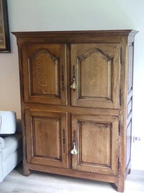 TV kast, Huis en Inrichting, Ophalen, 100 tot 150 cm, Klassiek, Eikenhout