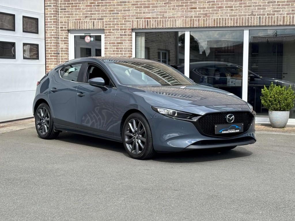 Mazda 3 2.0 M-HYBRID / 360 camera / 10000km / 12m waarborg, Autos, Mazda, 90 kW, Argent ou Gris, Euro 6, Entreprise